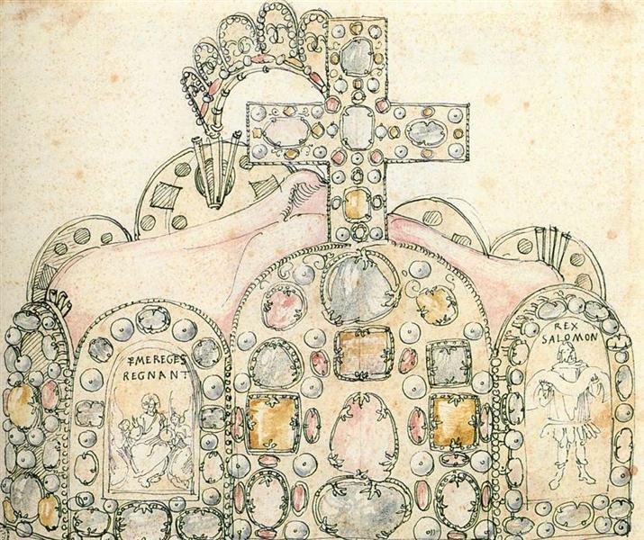 The Imperial Crown, c.1510 - Альбрехт Дюрер