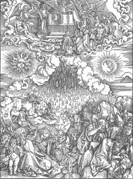 Открытие пятой и шестой печати, 1511 - Альбрехт Дюрер