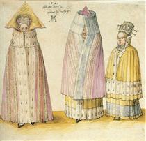Three Mighty Ladies from Livonia - Альбрехт Дюрер