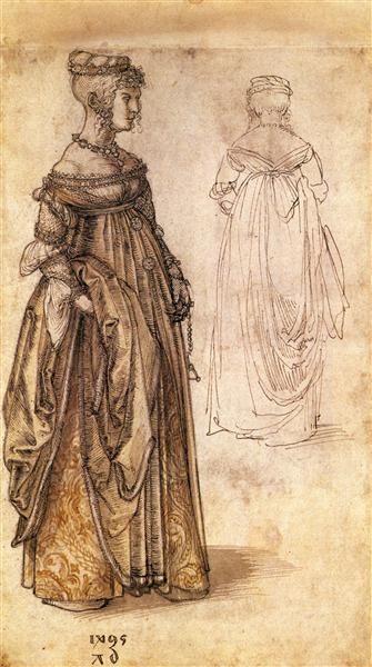 Two Venetian women, 1495 - Альбрехт Дюрер