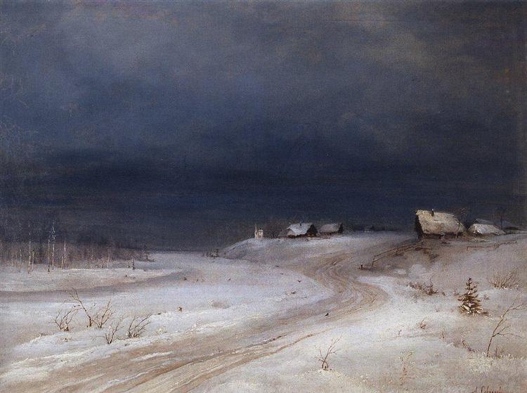 Winter Landscape, 1880 - c.1890 - Aleksey Savrasov