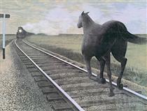 Horse and Train - Alex Colville