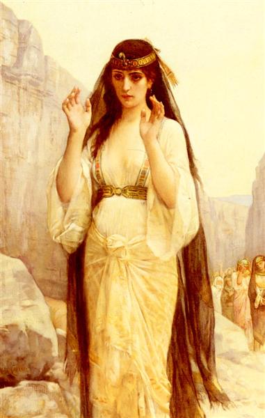 The Daughter of Jephthah, 1879 - 卡巴內爾