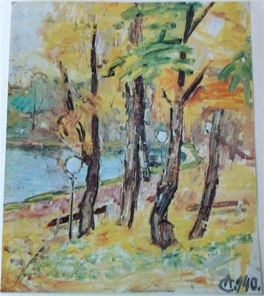 Autumn Landscape, 1940 - Alexandru Ciucurencu