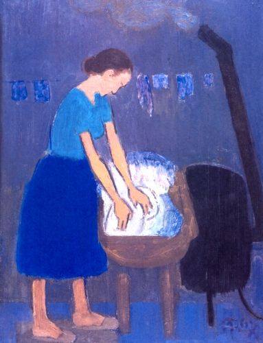 Woman Washing - Alexandru Ciucurencu