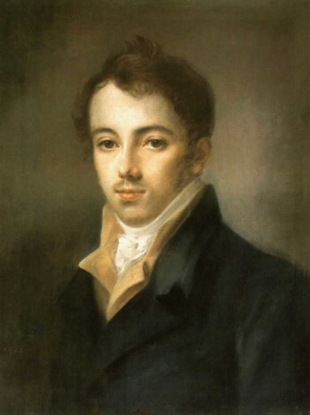 Portrait of M. A. Fonvizin, 1812 - Alekséi Venetsiánov