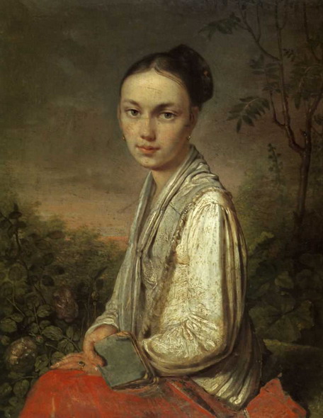 Portret of V.S. Putyatina - Alexey Venetsianov