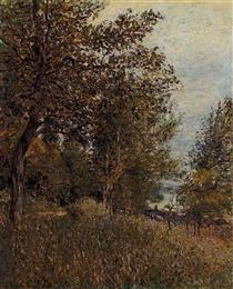 A Corner of the Roches Courtaut Woods, June - Alfred Sisley