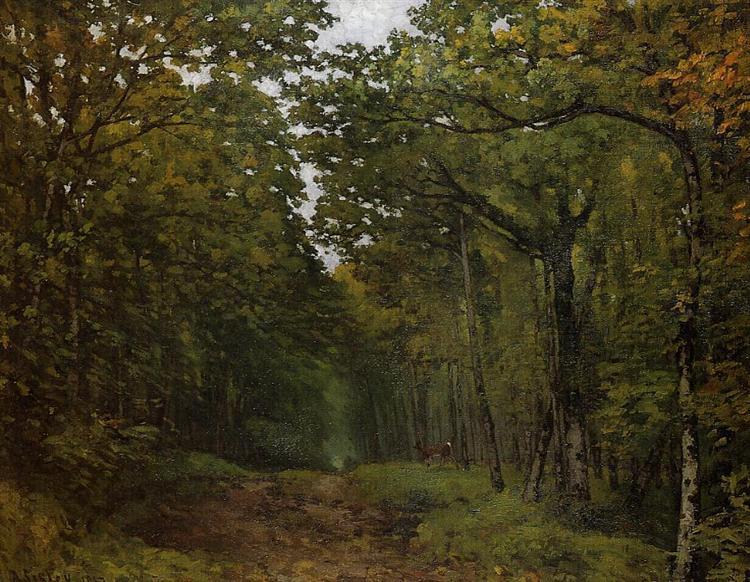 Avenue of Chestnut Trees near La Celle Saint Cloud, 1867 - Alfred Sisley