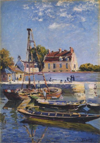 Boats, 1885 - Alfred Sisley