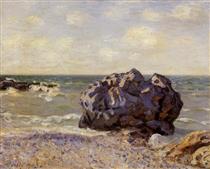 Langland Bay, Storr s Rock, Morning - Alfred Sisley