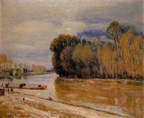 The Loing Canal - Alfred Sisley