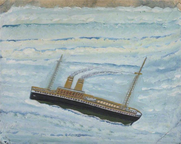 P&O Ship - Alfred Wallis
