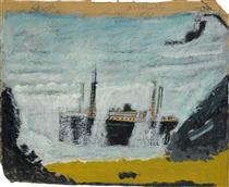 Shipwreck 1, the Wreck of the 'Alba' - Alfred Wallis
