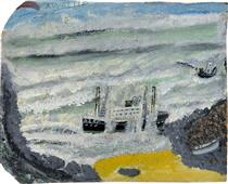 Shipwreck 2, the Wreck of the 'Alba - Alfred Wallis