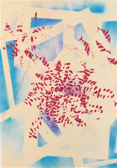 Uno dei tre quadri muti senza scrittura, 1988 - Аліг'єро Боетті