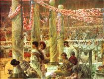 Caracalla and Geta. A Bear Fight in the Coliseum - Sir Lawrence Alma-Tadema
