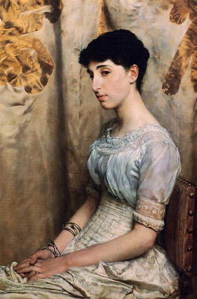 Miss Alice Lewis, 1884 - Sir Lawrence Alma-Tadema