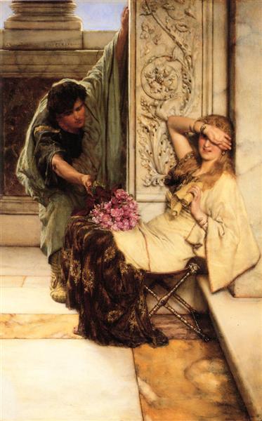 Shy - Lawrence Alma-Tadema