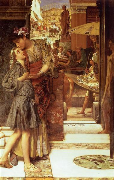 The Parting Kiss, 1882 - Лоуренс Альма-Тадема