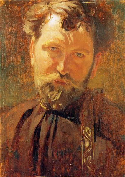 Self-Portrait, 1899 - Alfons Maria Mucha