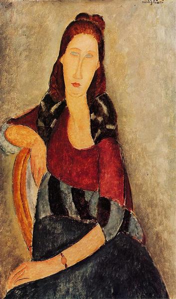 Portrait of Jeanne Hebuterne, 1919 - Amedeo Modigliani