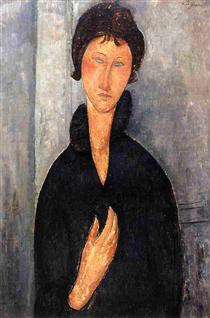 Femme aux yeux bleus - Amedeo Modigliani