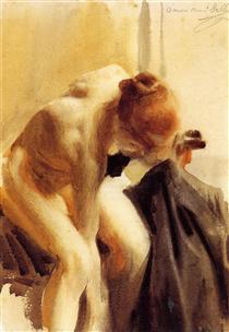 A Female Nude - Anders Zorn