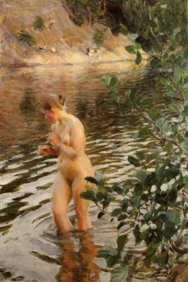 Sensitive to cold, 1894 - Андерс Цорн