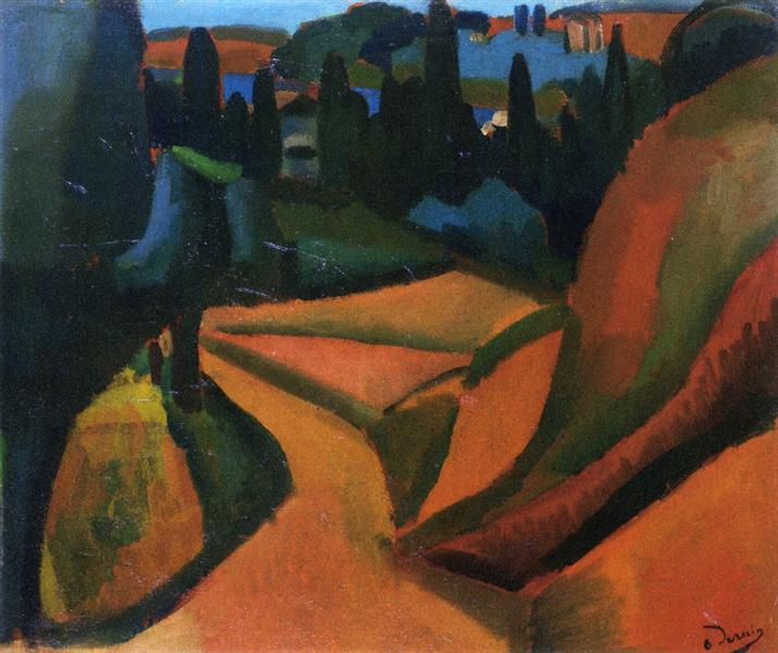 Landscape near Martigues, 1908 - Андре Дерен