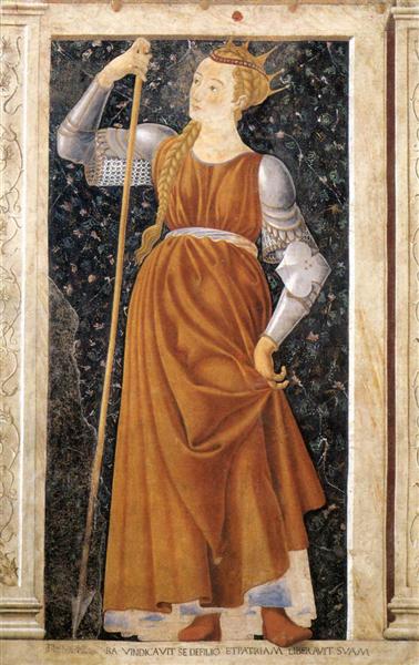 Queen Tomyris, c.1450 - Andrea del Castagno