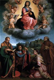 Assumption of the Virgin - Андреа дель Сарто