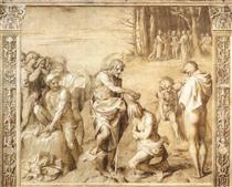 Baptism of the People - Andrea del Sarto