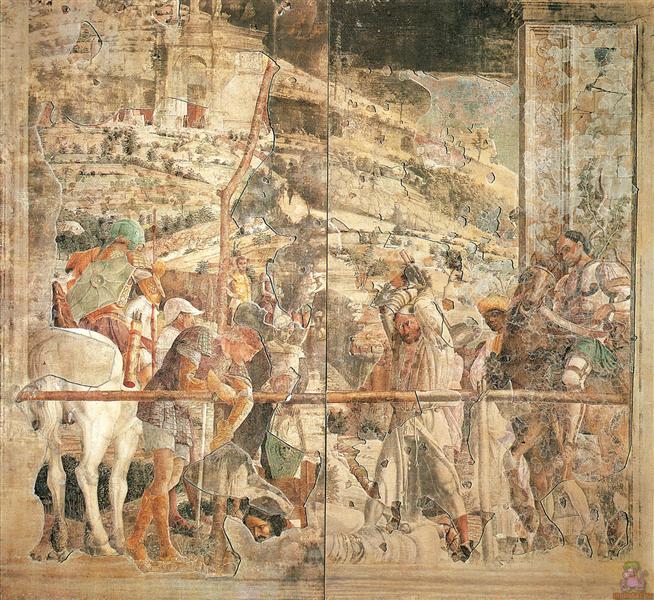 Мучеництво святого Якова (Сцени з життя святого Якова), 1448 - 1457 - Андреа Мантенья
