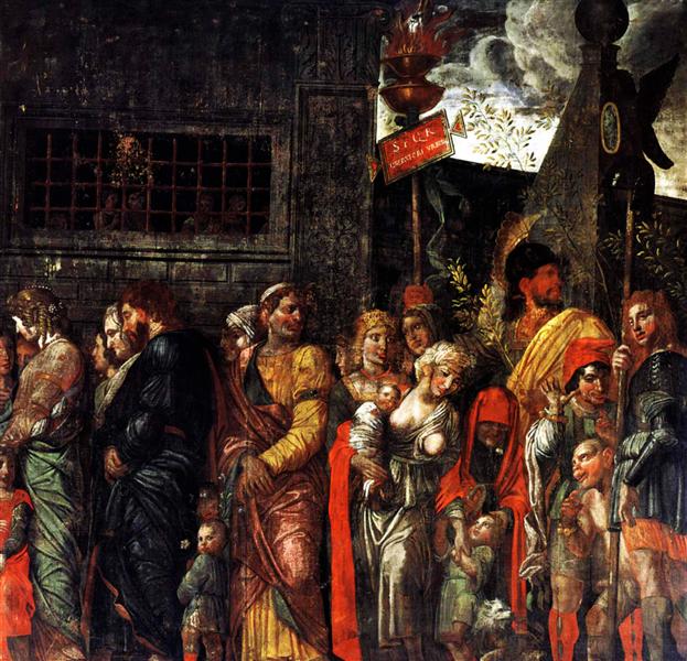 Prisonnniers, 1490 - 1506 - Андреа Мантенья