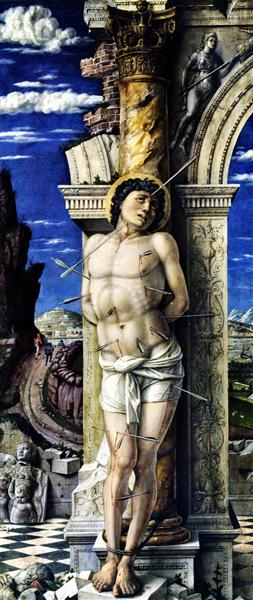 St. Sebastian, 1475 - Андреа Мантенья