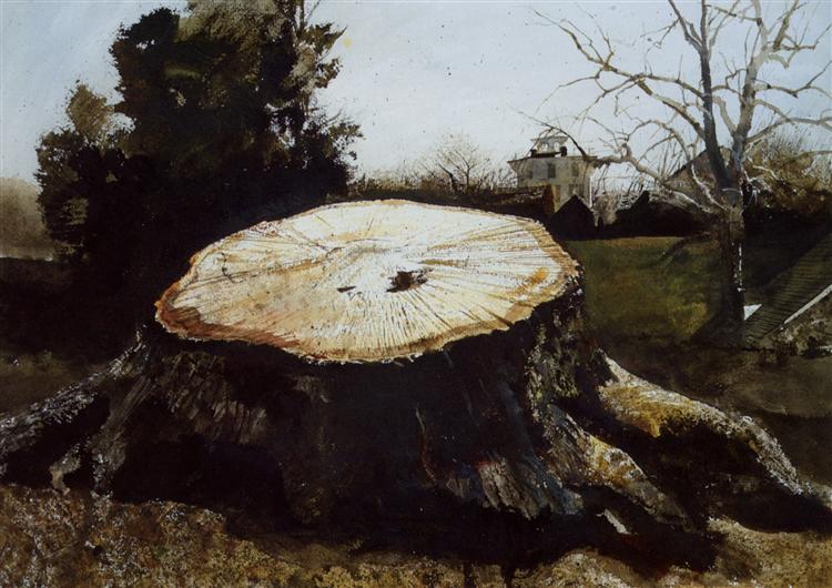 The Big Oak - Эндрю Уайет