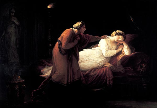 Penelope is woken by Euryclea, 1772 - Angelica Kauffmann