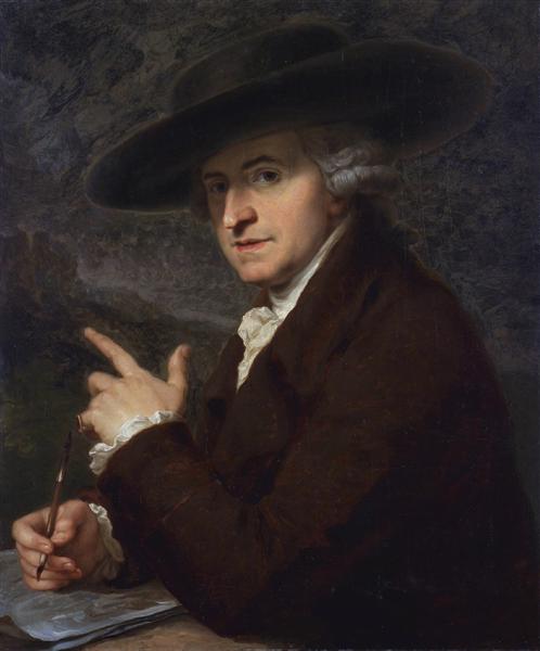 Portrait of artist's husband, the painter Antonio Zucchi, 1781 - Angelika Kauffmann