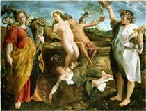 An allegory of Truth and Time - Annibale Carracci