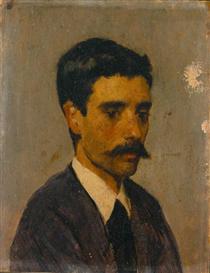 Auto-retrato - António da Silva Porto