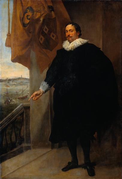 Portrait de Nicolaes van der Borght. Merchant d'Anvers, 1625 - 1635 - Antoine van Dyck