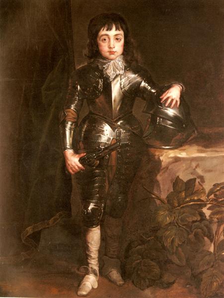 Portrait of Charles II When Prince of Wales, c.1637 - c.1638 - Antoine van Dyck