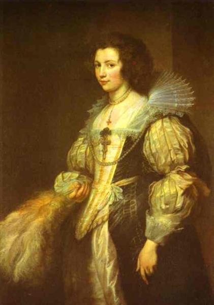 Портрет Марии Луизы де Тасси, c.1630 - Антонис ван Дейк