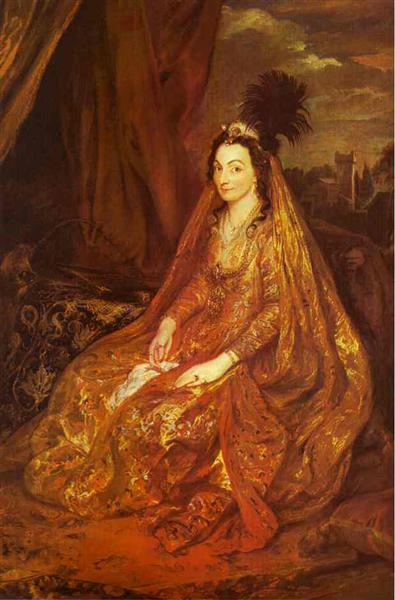 Teresia, Lady Shirley, 1622 - Antoine van Dyck