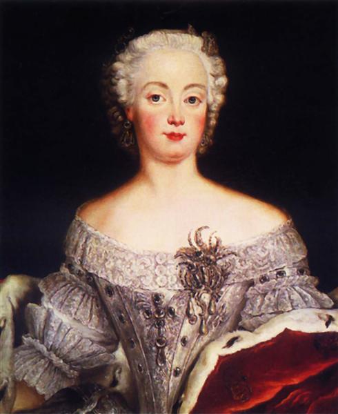 Elisabeth Christine, c.1740 - Antoine Pesne