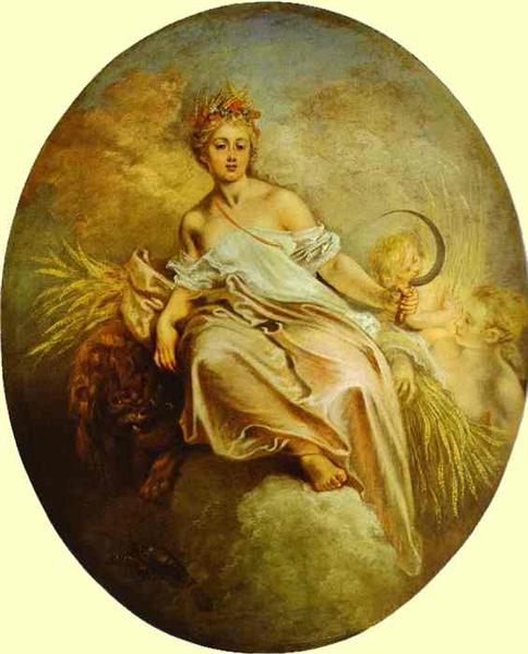 Ceres (Summer), 1712 - Antoine Watteau