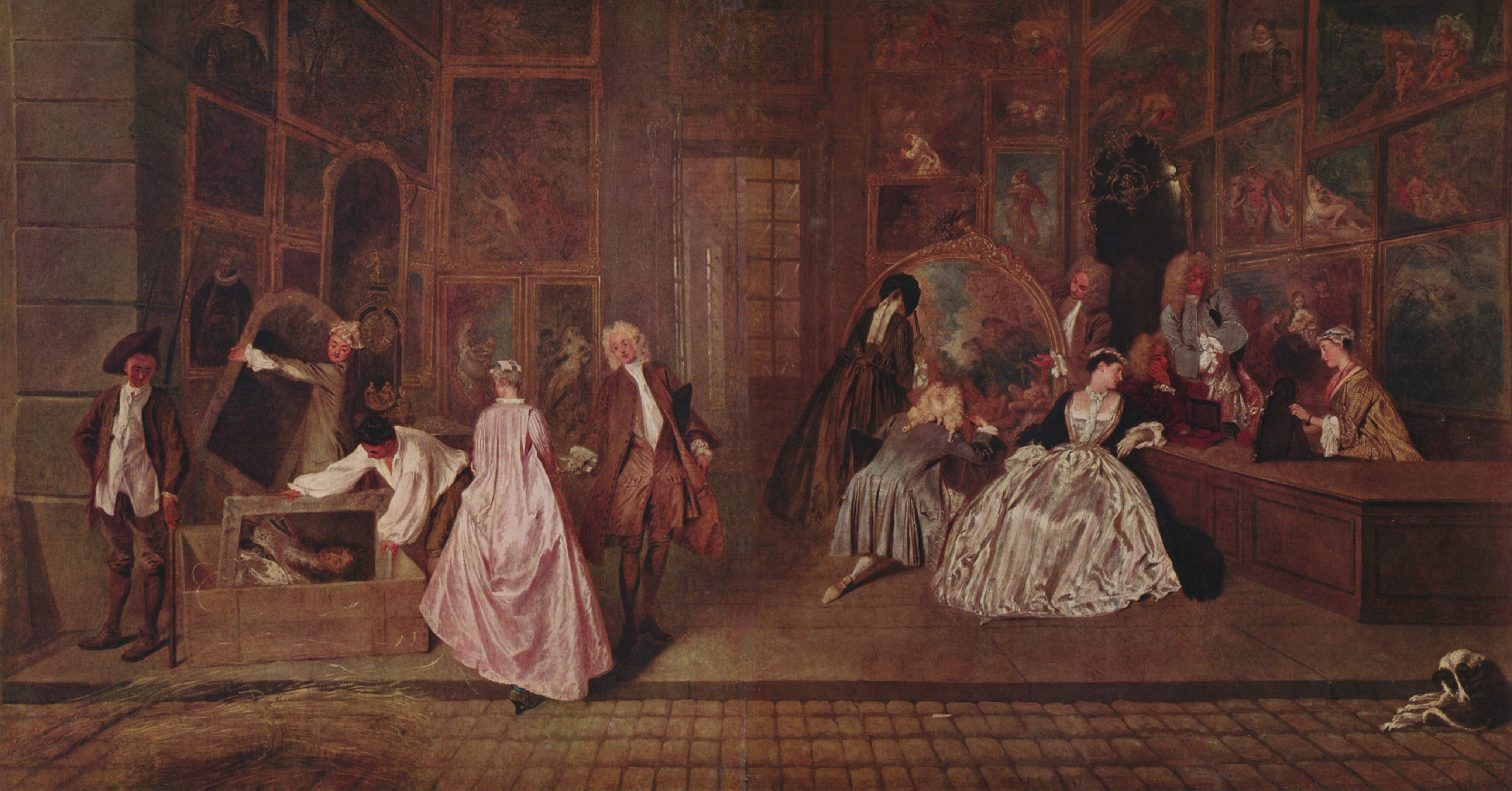 L'Enseigne de Gersaint, 1720 Antoine Watteau