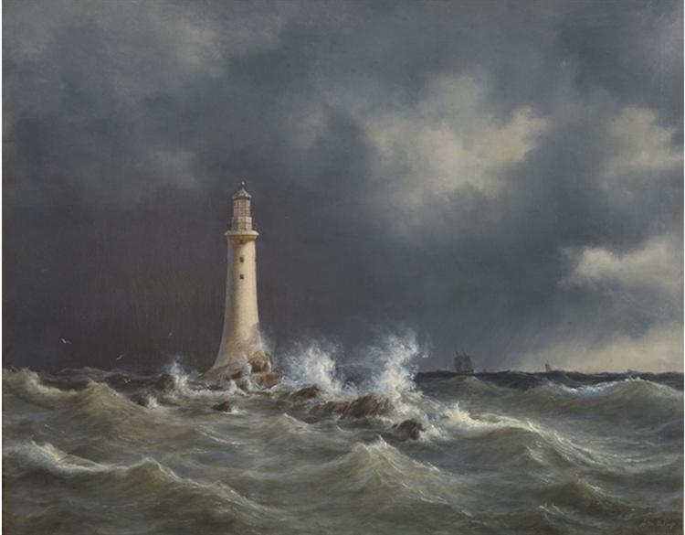 The Eddystone Lighthouse, 1846 - Антон Мельбі