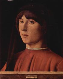 Портрет мужчины - Антонелло да Мессина